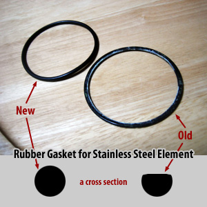 Rubber Gasket for Stainless Steel Element